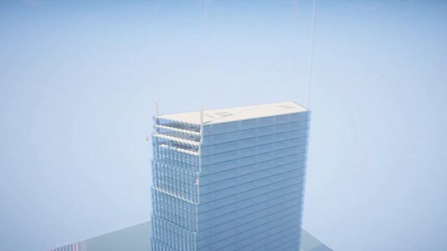 Строим One Tower в Minecraft 1к1 | TimeLapse