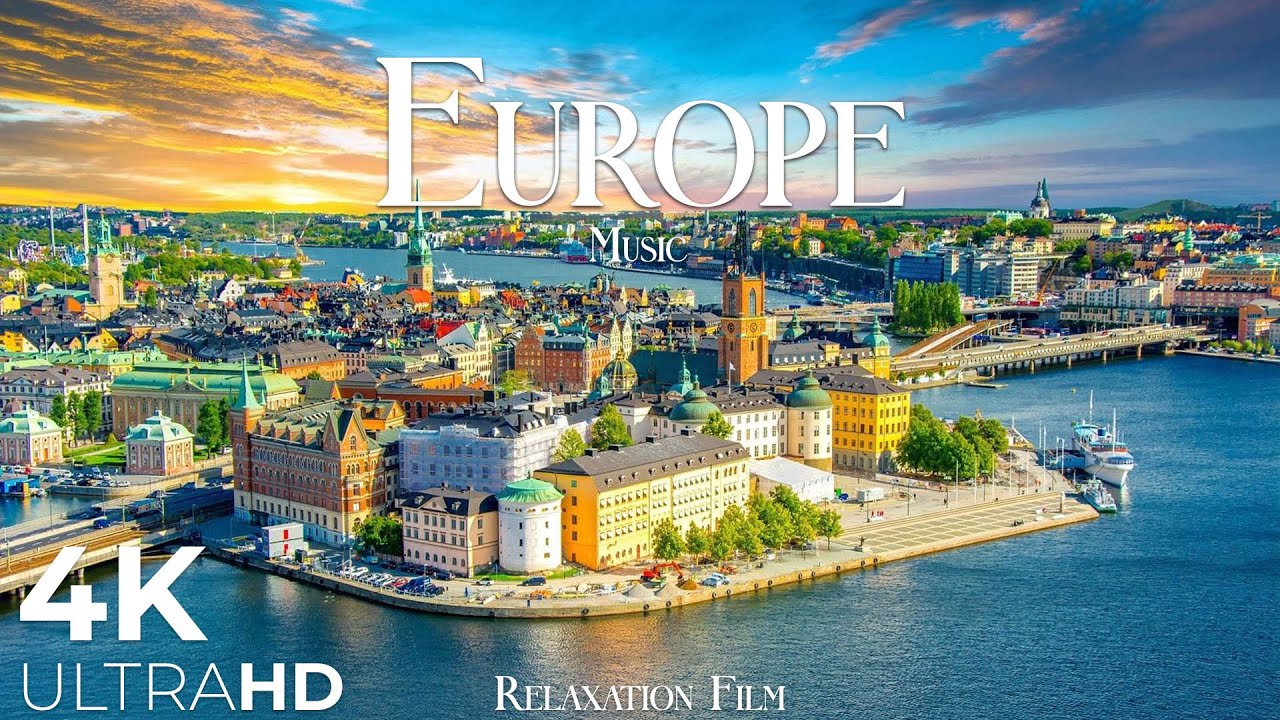 Europe Amazing Beautiful Nature With Relaxing Music | 4K Nature Relaxation Film