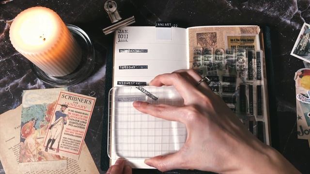 Оформление Ежедневника на неделю  // На что я клею бумагу // Bullet Journal // No Talking