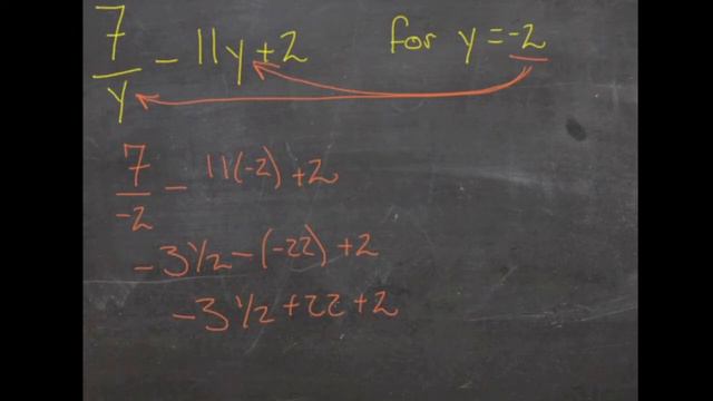 Evaluate Algebraic Expressions: An Explanation (Algebra I)