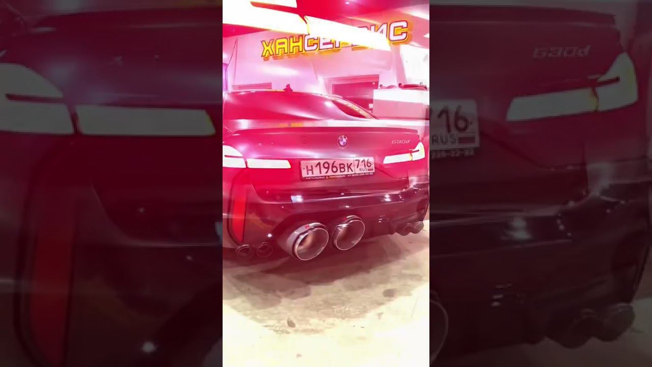 Делаем все, чтобы внимание на дорогах было только вашимНовый диффузор и насадки на BMW 530d