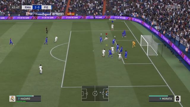 FIFA 21 Забил ножницами после навеса со штрафного