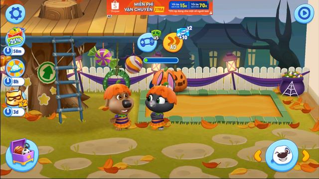 My Talking Tom Friends  Day 48 -  New Update! Halloween Android iOS Gameplay Walkthrough Part 1