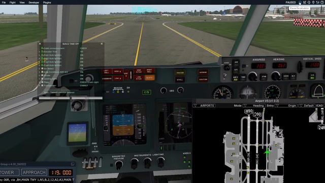 Moskova-Dubai  X Plane 11  İL 96-400 UUEE-OMDB
