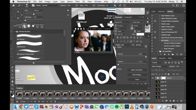How To Blend Two Different Gifs Into One Using Photoshop Cc