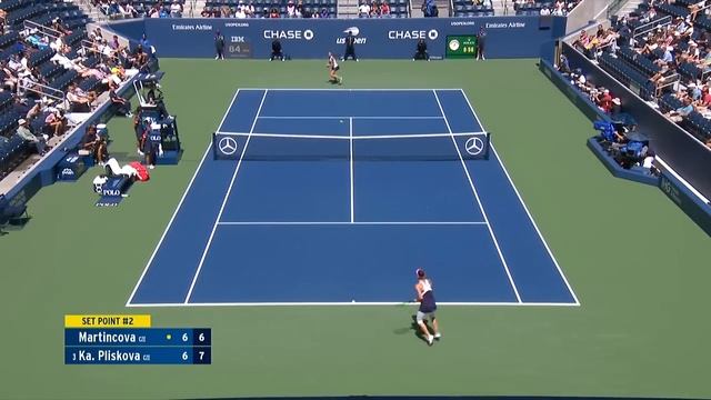 Karolina Pliskova Vs. Tereza Martincova | US Open 2019 R1 Highlights
