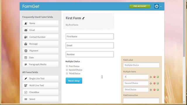 Contact Form Builder - FormGet