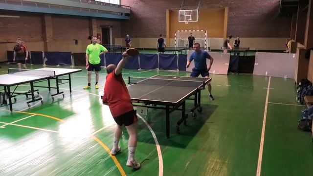 матч 09 Чирков А. - Краснов М. игра в настольный теннис на переходы 