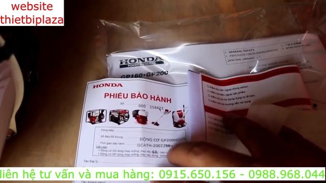 Đập Hộp động Cơ Honda GP200 Mới 100% Chính Hãng