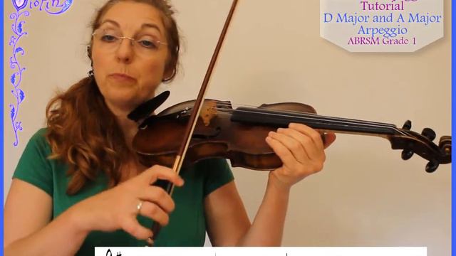 Arpeggio Tutorial For ABRSM Grade 1 - D Major & A Major Arpeggio