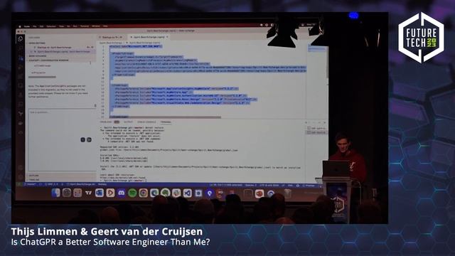 FutureTech 2023: Thijs Limmen & Geert Van Der Cruijsen - Is ChatGPR A Better Software Engineer?
