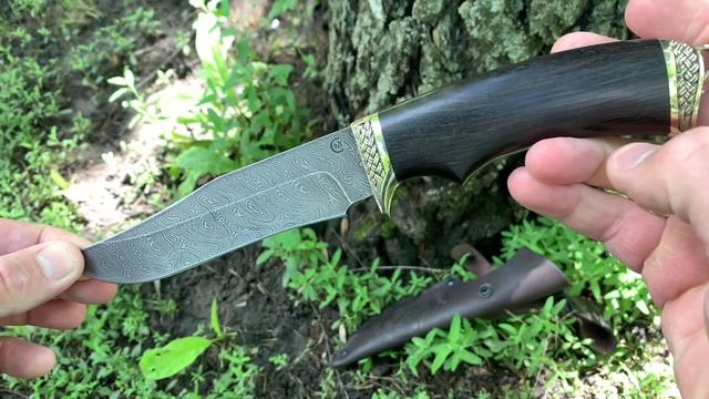 Нож «Князь»  дамаск от Мастерской Семина