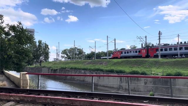 Электропоезд ЭП3Д-0017 Сообщением №6298/6297/6295/6293 Ростов на Дону-Краснодар
