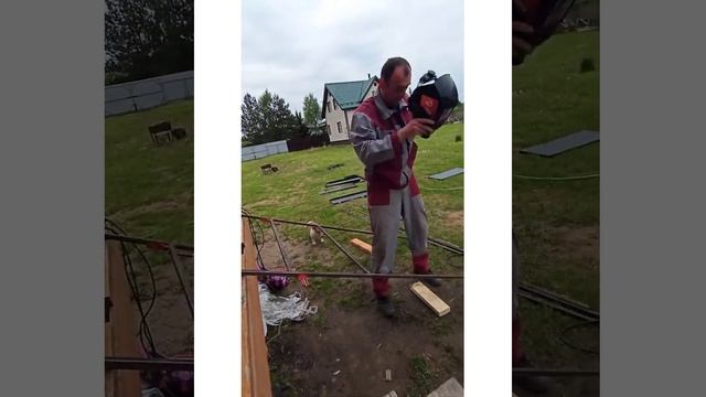 строим мангал с крышей