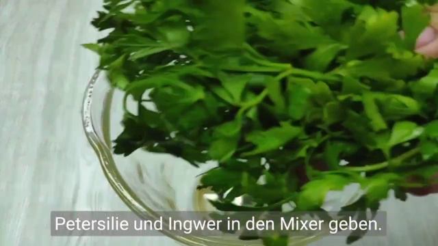 40 Kilo In Einem Monat Abnehmen! Zitrone, Petersilie, Ingwer-Drink!