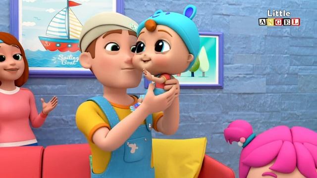 Aua, Ich Habe Zahnweh! | Zahnen Bei Babys | Little Angel Deutsch - Kinderlieder