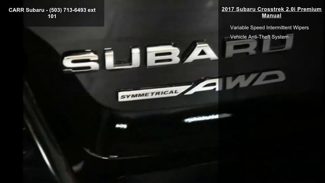 2017 Subaru Crosstrek 2.0i Premium Manual
