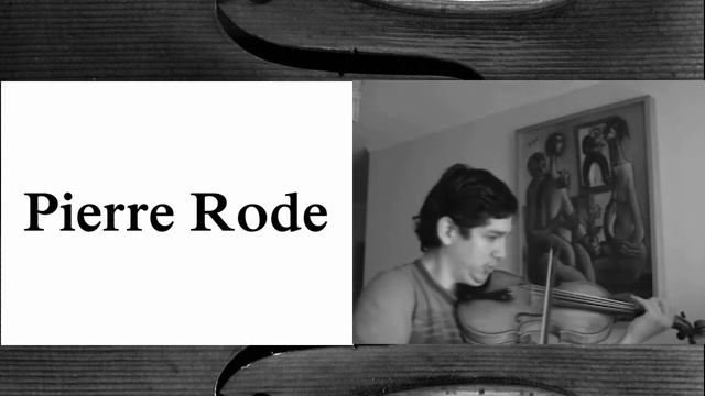 Rode 7– Rode Violin Etude 7 – Rode Violin Estudio 7 – Rode Study 7– Rode Caprice 7 - Violin Study