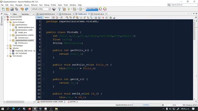 Interfaz Grafica Conexión A Vista Actualizable PostgreSQL