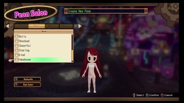 Mugen Souls Character Creation