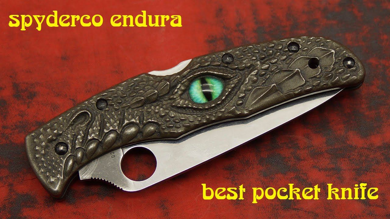 Best Pocket Knife Spyderco Endura. Лучший складной нож на карман
