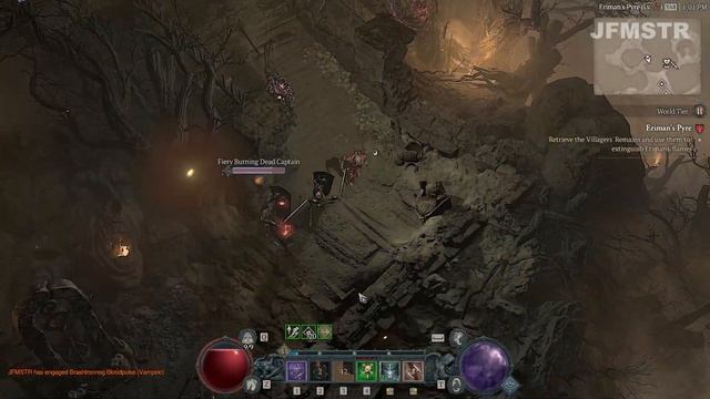 Retrieve Villagers Remains To Extinguish Eriman's Flames - Eriman's Pyre Stronghold Diablo 4