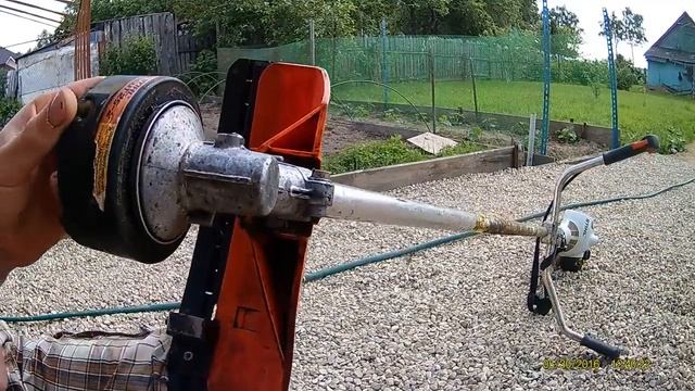 Смазка редуктора бензо косилки STIHL