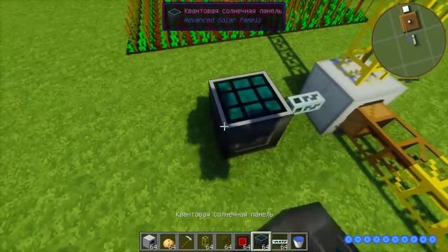 Как построить авто ферму картошки в майнкрафт (1.7.10) Industrialcraft2
