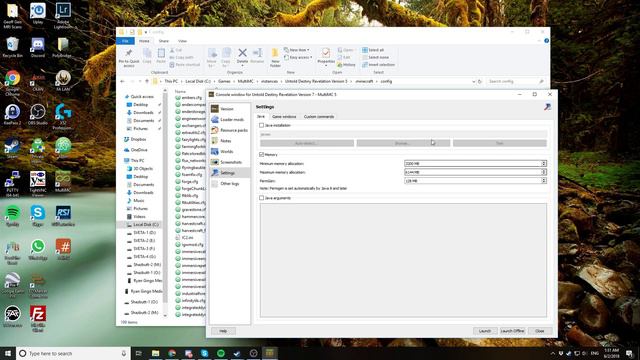Untold Destiny Minecraft Forge.cfg Update