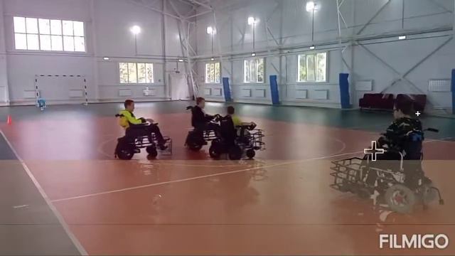 Утро субботы с футболом, что может быть прекрасней_ #футболнаэлектроколясках