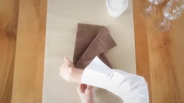 Сложение салфеток от Duni 