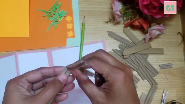 Popup Flowery Garden Happy Birthday Greeting Card Idea❤🌹