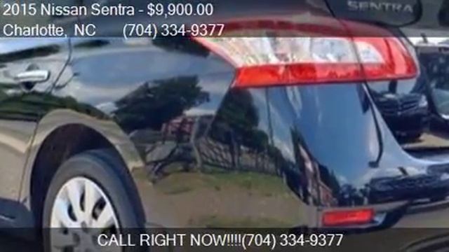 2015 Nissan Sentra S CVT For Sale In Charlotte, NC 28206 At