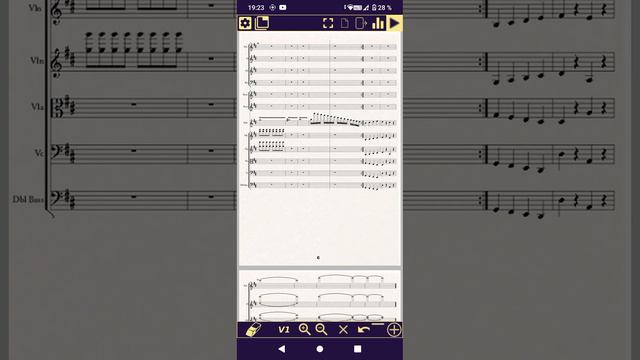 Вот только что сочинял концерт для скрипки с оркестром ре мажор