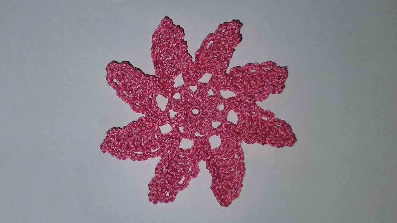 АЖУРНЫЙ Цветок для ирландского кружева. Вязаный Цветок крючком. Вязание крючком / Crochet Flower