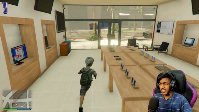 GTA 5 RP : We Stole EVERY IPHONE From APPLE STORE !! MALAYALAM