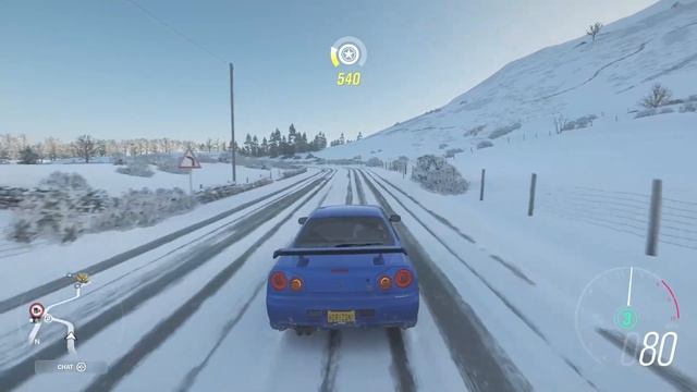 2002 nissan skyline gtr spec 2 - winter forzathon horizon 4 | xbox game pass | 1080p 60fps - #3