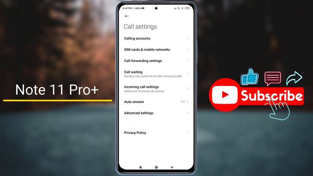 Redmi Note 11 Pro Plus: How To Fix Incoming/Outgoing Calling Problem | Redmi Note 11 Pro+ Call Issu