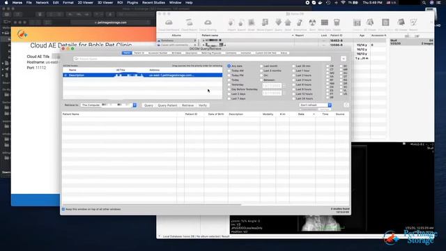 DIMSE-N Configuration For Horos/Osirix