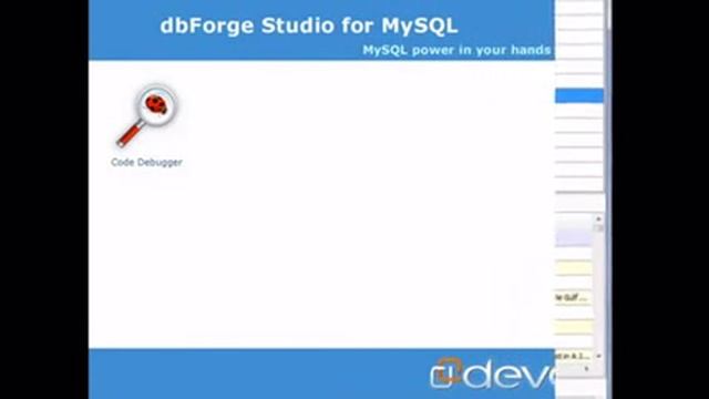 MySQL GUI Tool - DbForge Studio For MySQL