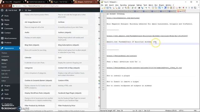 WordPress Tutorial: Add 125 Px Banner To Sidebar With WordPress Ad Widget