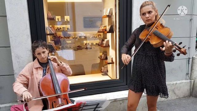 Ada * Violin * / Cristina * Bass * / From Romania / Instrumental Classical Music / Graz / Aystria