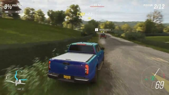 Forza Horizon 4 Spring Developer Championship With 2018 Mercedes Benz X-Class In 4K