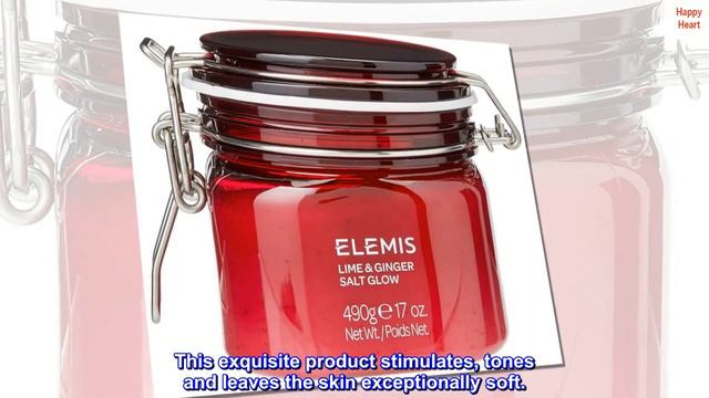 ELEMIS Lime And Ginger Salt Glow | Invigorating Mineral-Rich Salt Scrub Helps To Lock In Moisture