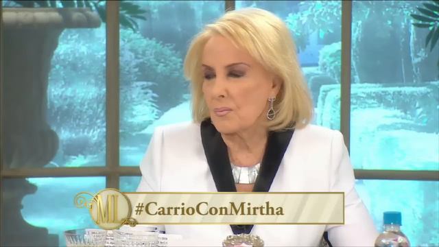 Almorzando Con Mirtha Legrand 2014 - Carrió: 