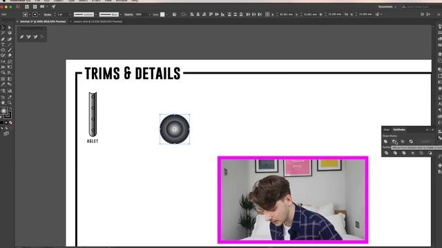 HOW TO DRAW A DRAW CORD: Technical Flat Including Aglets, Eyelet & Cords Using Adobe Illustrator