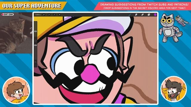 Fan Art Drawing Stream (with 30 Second Drawing Challenges!)