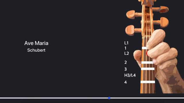 Ave Maria (Schubert) - Violin Tablature Play Along