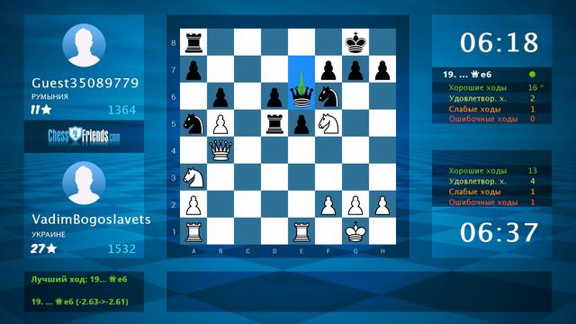 Chess Game Analysis: VadimBogoslavets - Guest35089779 : 1-0 (By ChessFriends.com)