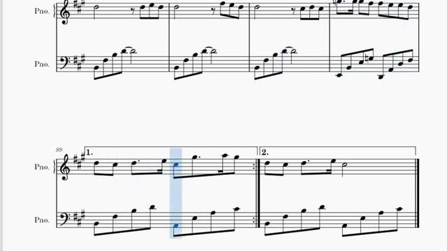 RÜYA -BELKİ BEN DE HATA YAPTIM- GÖKHAN TÜRKMEN PİYANO NOTALARI